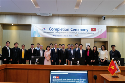 Chương trình học tập, chia sẻ kinh nghiệm về đô thị thông minh và công nghệ xây dựng tại Hàn Quốc năm 2023 trong khuôn khổ Dự án Thành lậpTrung tâm hợp tác Việt – Hàn về Đô thị thông minh và Công nghệ